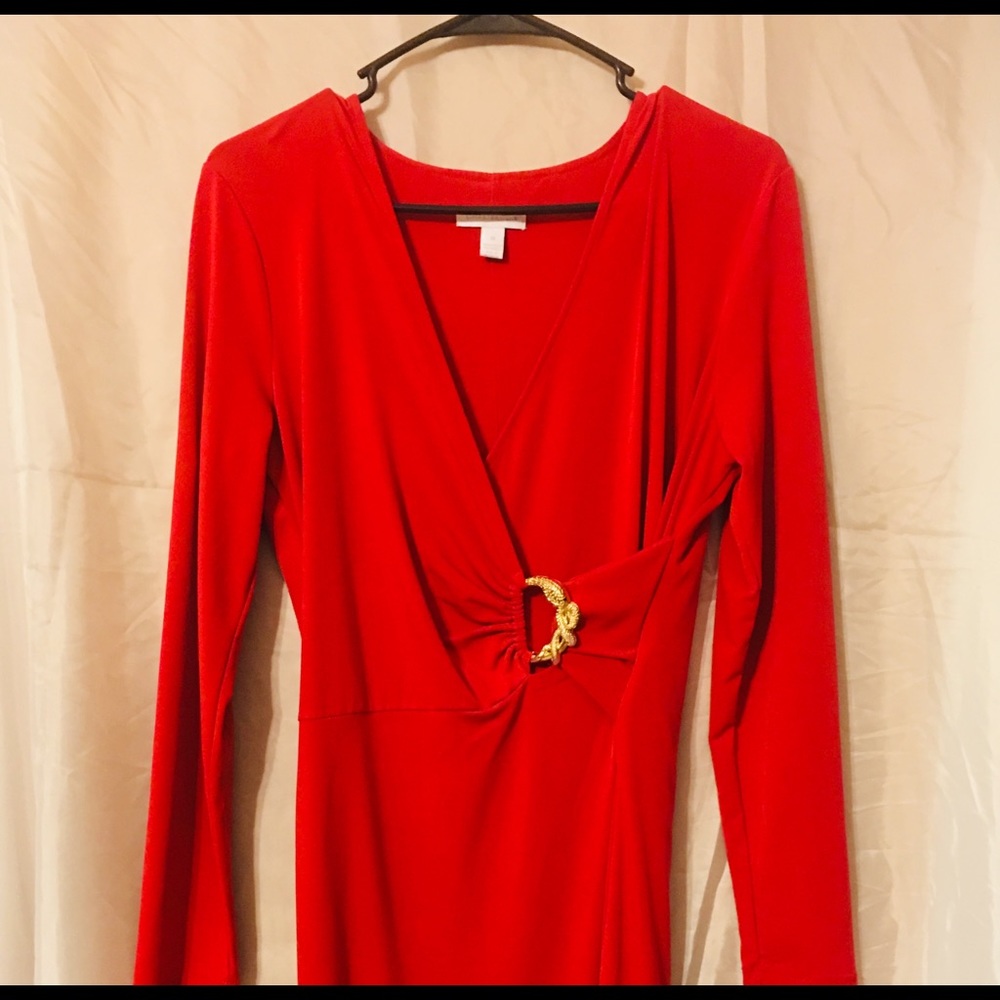 Red dress